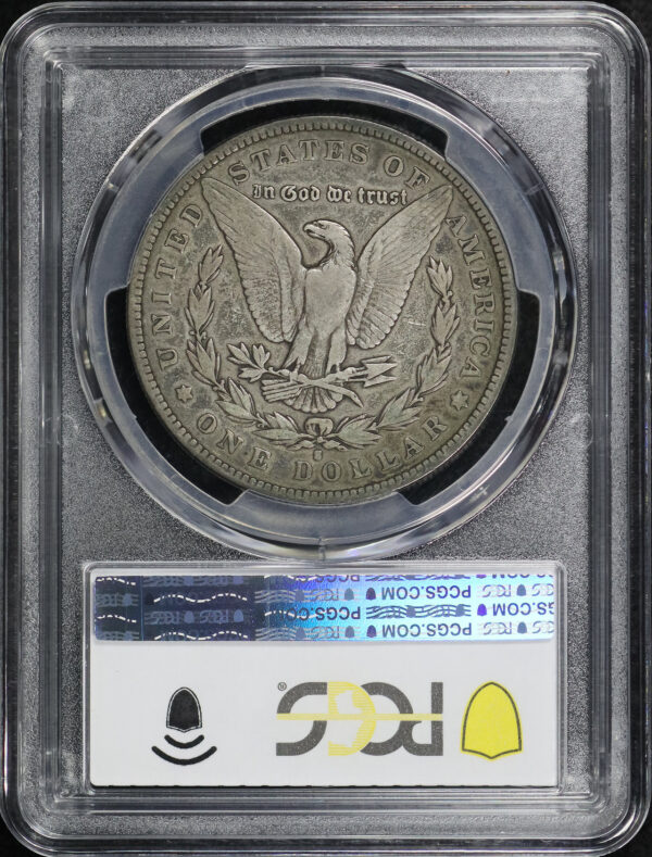 Reverse of this 1892-S Morgan Dollar PCGS F-15