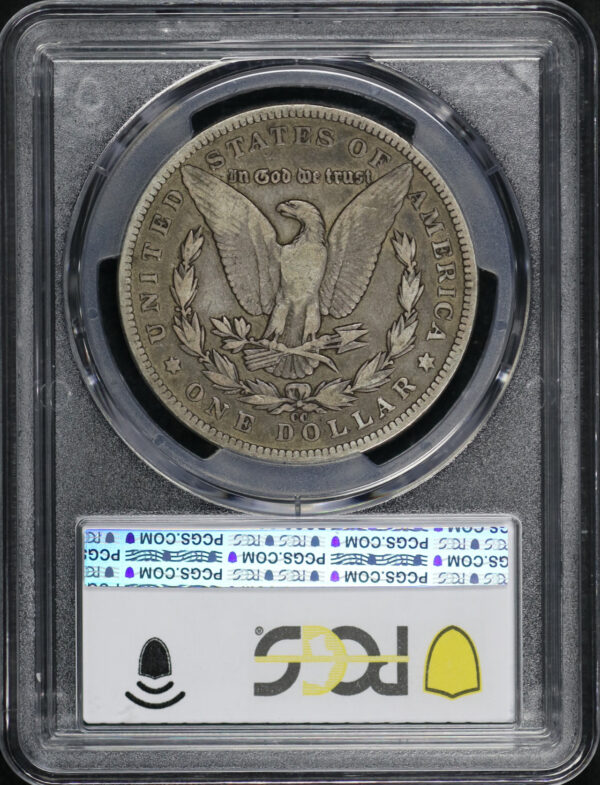 Reverse of this 1893-CC Morgan Dollar PCGS VG-08