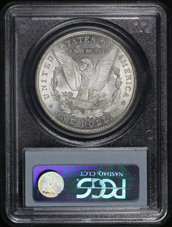 Reverse of this 1893-CC Morgan Dollar PCGS MS-62