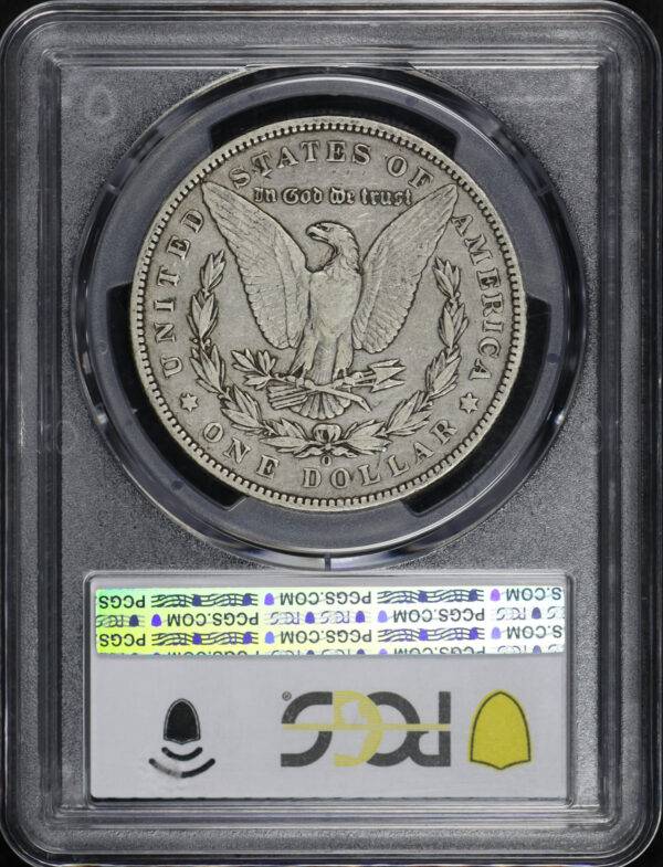Reverse of this 1893-O Morgan Dollar PCGS VF-35