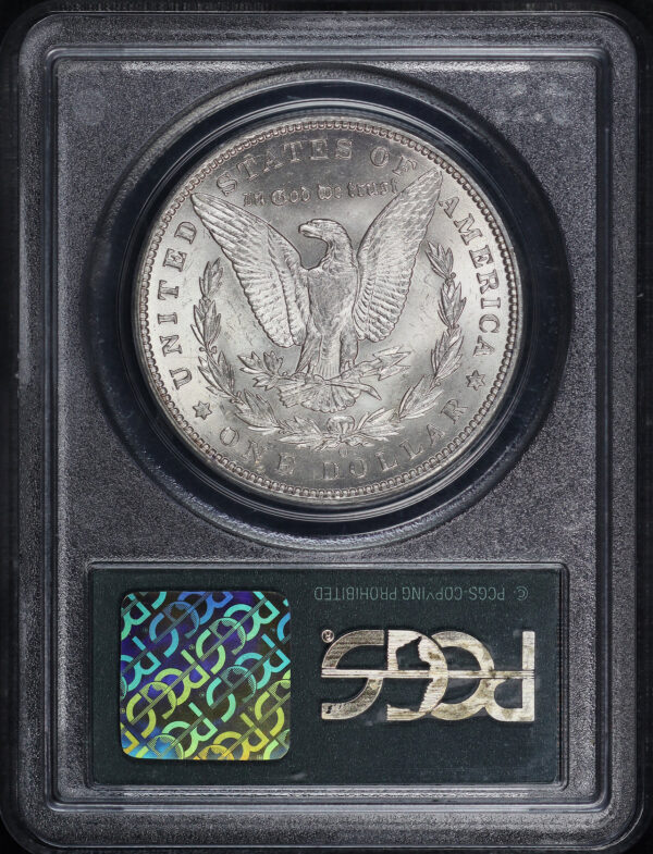 Reverse of this 1893-O Morgan Dollar PCGS MS-62 Old Green Holder