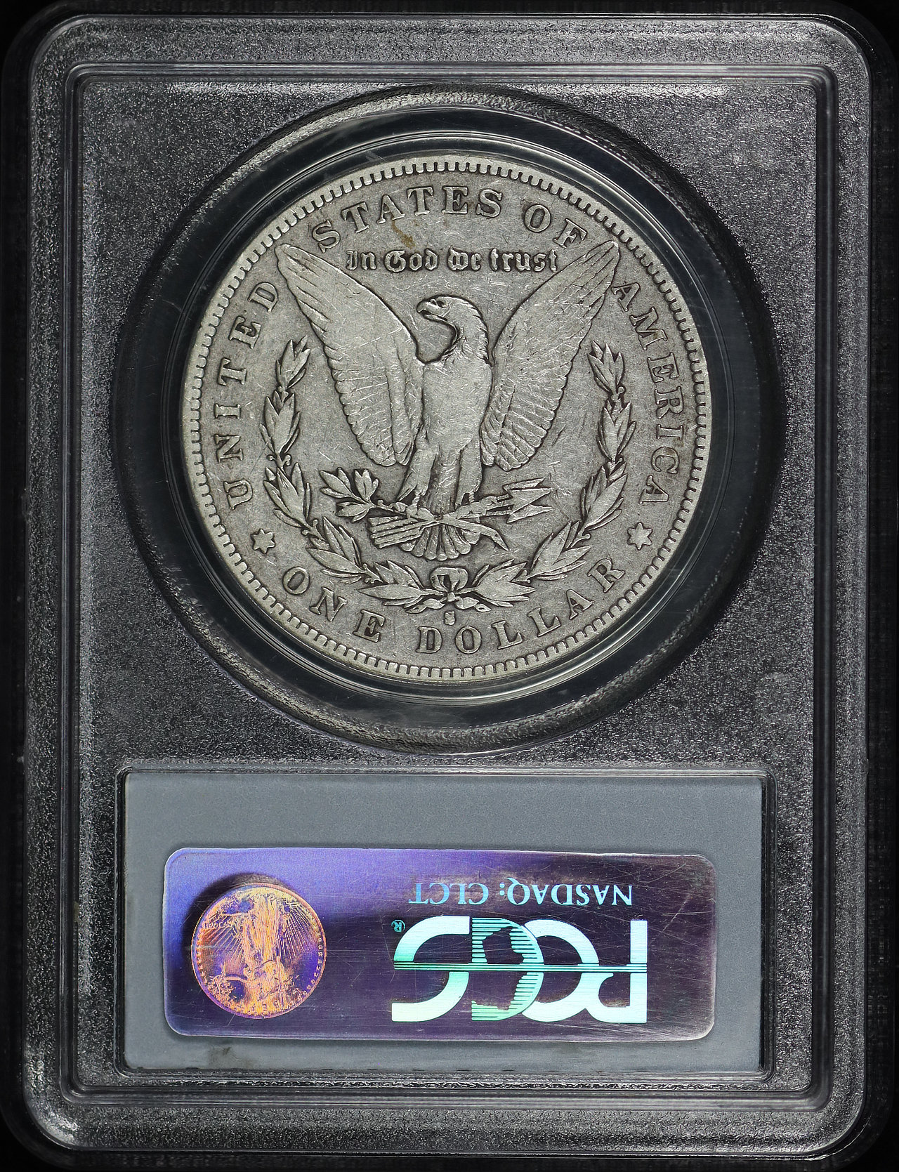 Reverse of this 1893-S Morgan Dollar PCGS VF-20