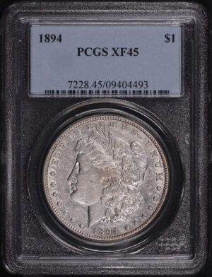 Obverse of this 1894 Morgan Dollar PCGS XF-45