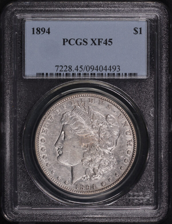 Obverse of this 1894 Morgan Dollar PCGS XF-45
