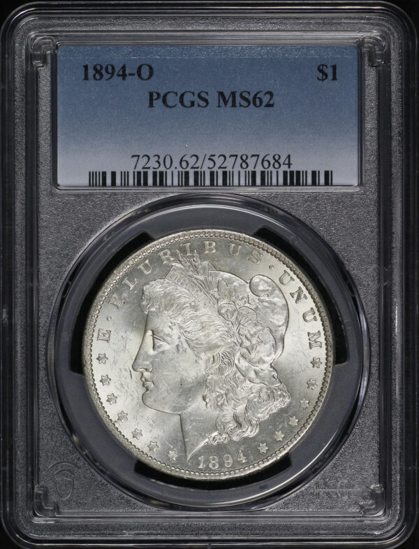 Obverse of this 1894-O Morgan Dollar PCGS MS-62