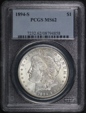 Obverse of this 1894-S Morgan Dollar PCGS MS-62
