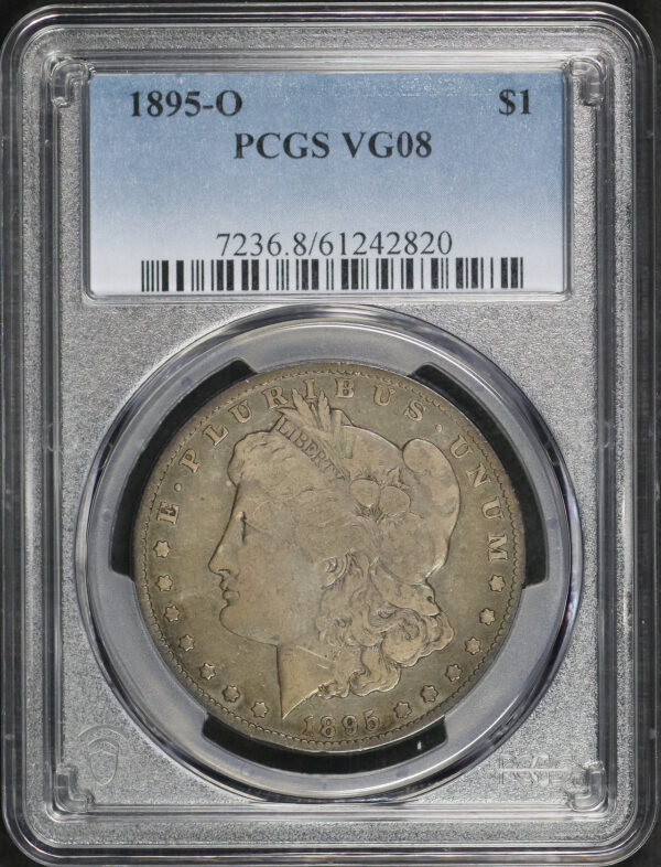 Obverse of this 1895-O Morgan Dollar PCGS VG-08