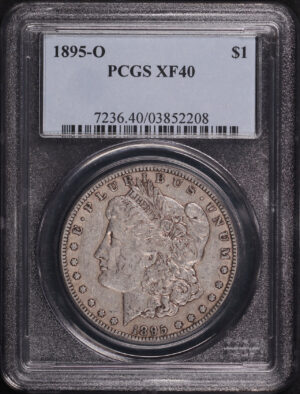 Obverse of this 1895-O Morgan Dollar PCGS XF-40