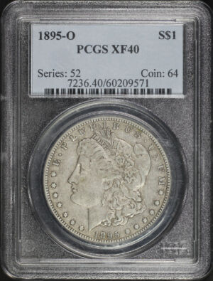 Obverse of this 1895-O Morgan Dollar PCGS XF-40