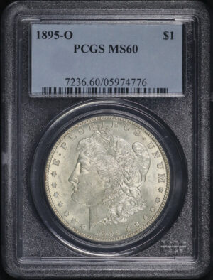 Obverse of this 1895-O Morgan Dollar PCGS MS-60