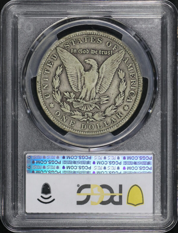Reverse of this 1895-S Morgan Dollar PCGS VG-10