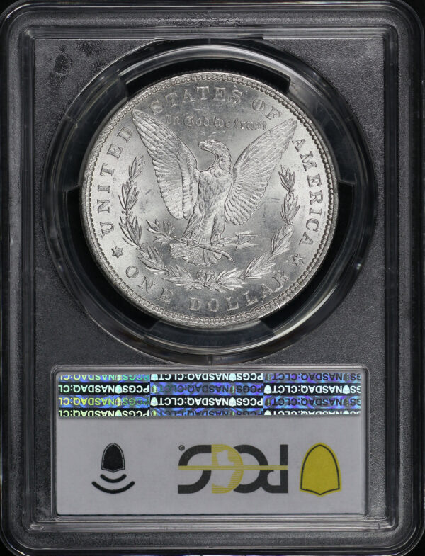 Reverse of this 1896 Morgan Dollar PCGS MS-62