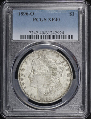 Obverse of this 1896-O Morgan Dollar PCGS XF-40