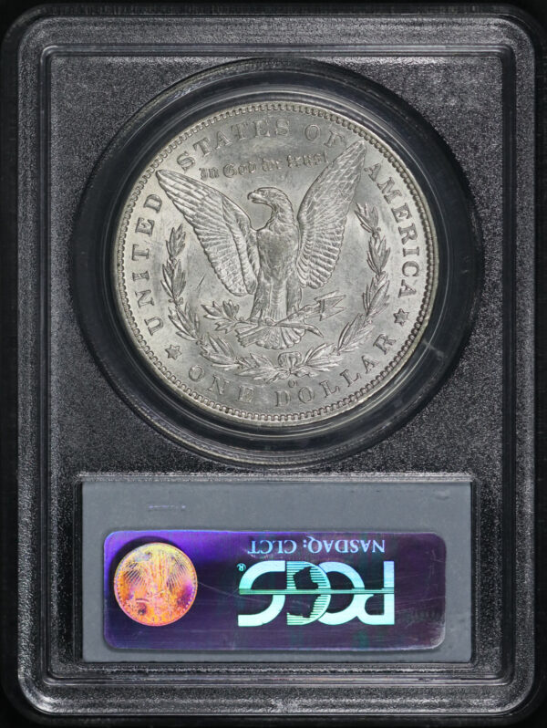 Reverse of this 1896-O Morgan Dollar PCGS AU-55