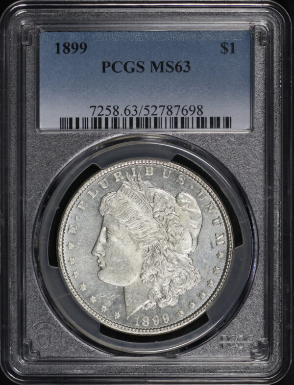 Obverse of this 1899 Morgan Dollar PCGS MS-63