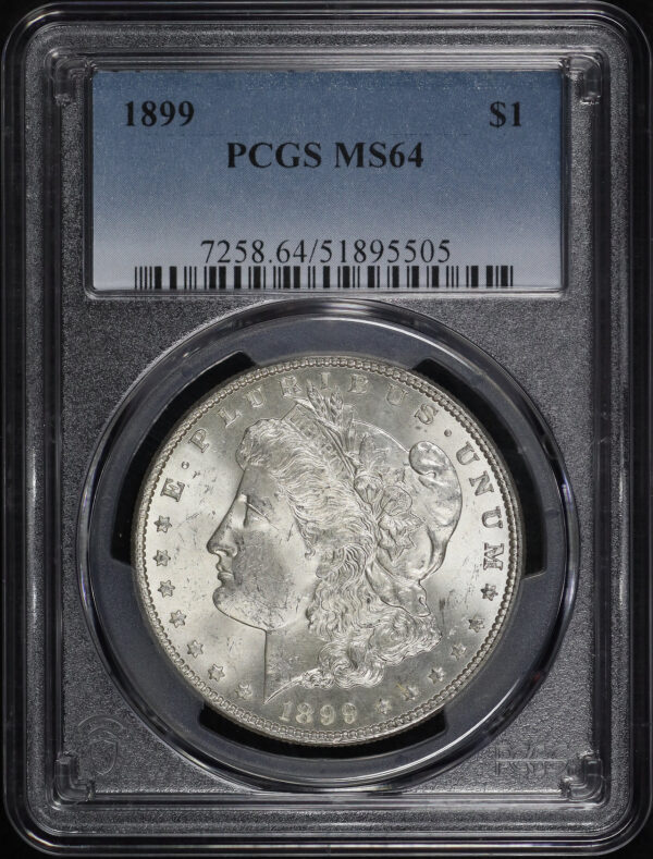 Obverse of this 1899 Morgan Dollar PCGS MS-64