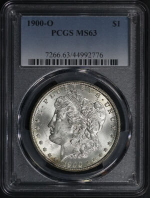 Obverse of this 1900-O Morgan Dollar PCGS MS-63