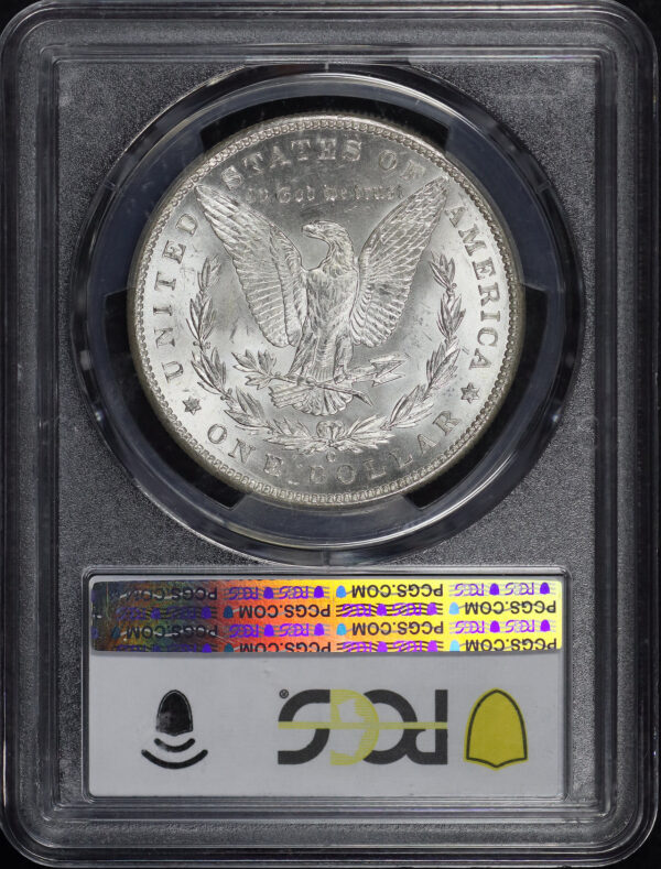 Reverse of this 1900-O Morgan Dollar PCGS MS-63