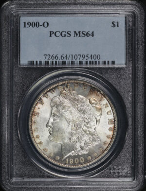 Obverse of this 1900-O Morgan Dollar PCGS MS-64