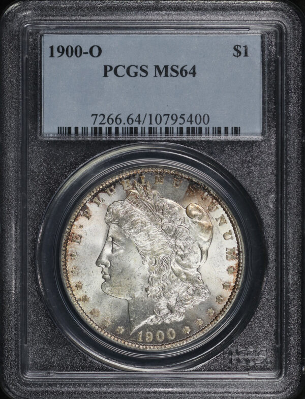 Obverse of this 1900-O Morgan Dollar PCGS MS-64