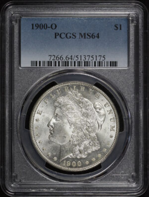 Obverse of this 1900-O Morgan Dollar PCGS MS-64