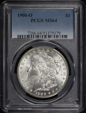 Obverse of this 1900-O Morgan Dollar PCGS MS-64