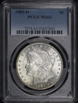 Obverse of this 1901-O Morgan Dollar PCGS MS-63