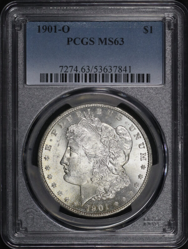 Obverse of this 1901-O Morgan Dollar PCGS MS-63