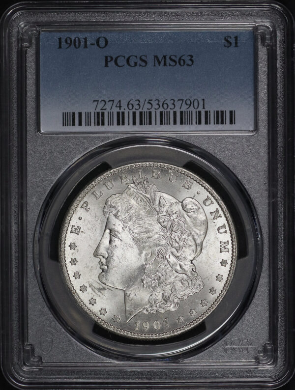 Obverse of this 1901-O Morgan Dollar PCGS MS-63
