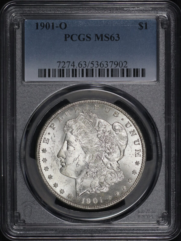 Obverse of this 1901-O Morgan Dollar PCGS MS-63