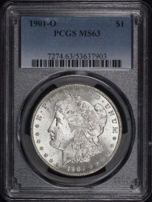 Obverse of this 1901-O Morgan Dollar PCGS MS-63