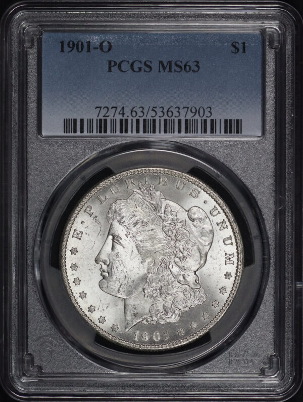 Obverse of this 1901-O Morgan Dollar PCGS MS-63