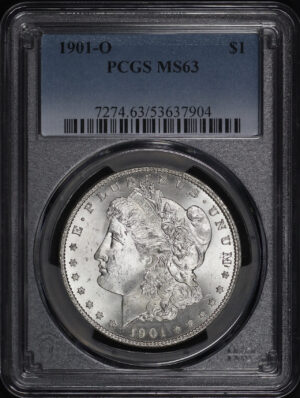 Obverse of this 1901-O Morgan Dollar PCGS MS-63