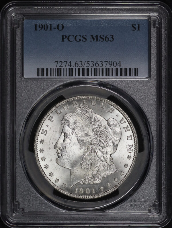 Obverse of this 1901-O Morgan Dollar PCGS MS-63