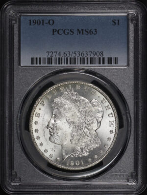 Obverse of this 1901-O Morgan Dollar PCGS MS-63