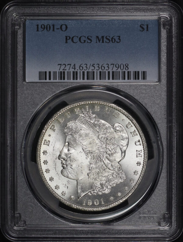 Obverse of this 1901-O Morgan Dollar PCGS MS-63