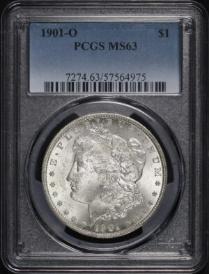Obverse of this 1901-O Morgan Dollar PCGS MS-63