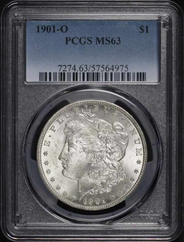 Obverse of this 1901-O Morgan Dollar PCGS MS-63