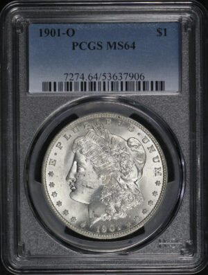 Obverse of this 1901-O Morgan Dollar PCGS MS-64