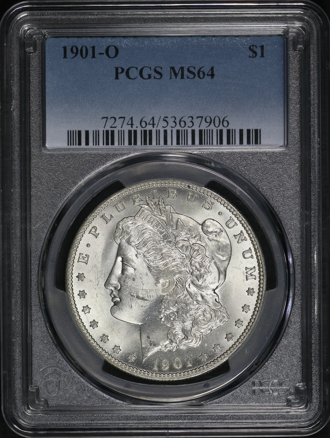 Obverse of this 1901-O Morgan Dollar PCGS MS-64