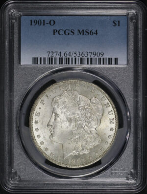 Obverse of this 1901-O Morgan Dollar PCGS MS-64
