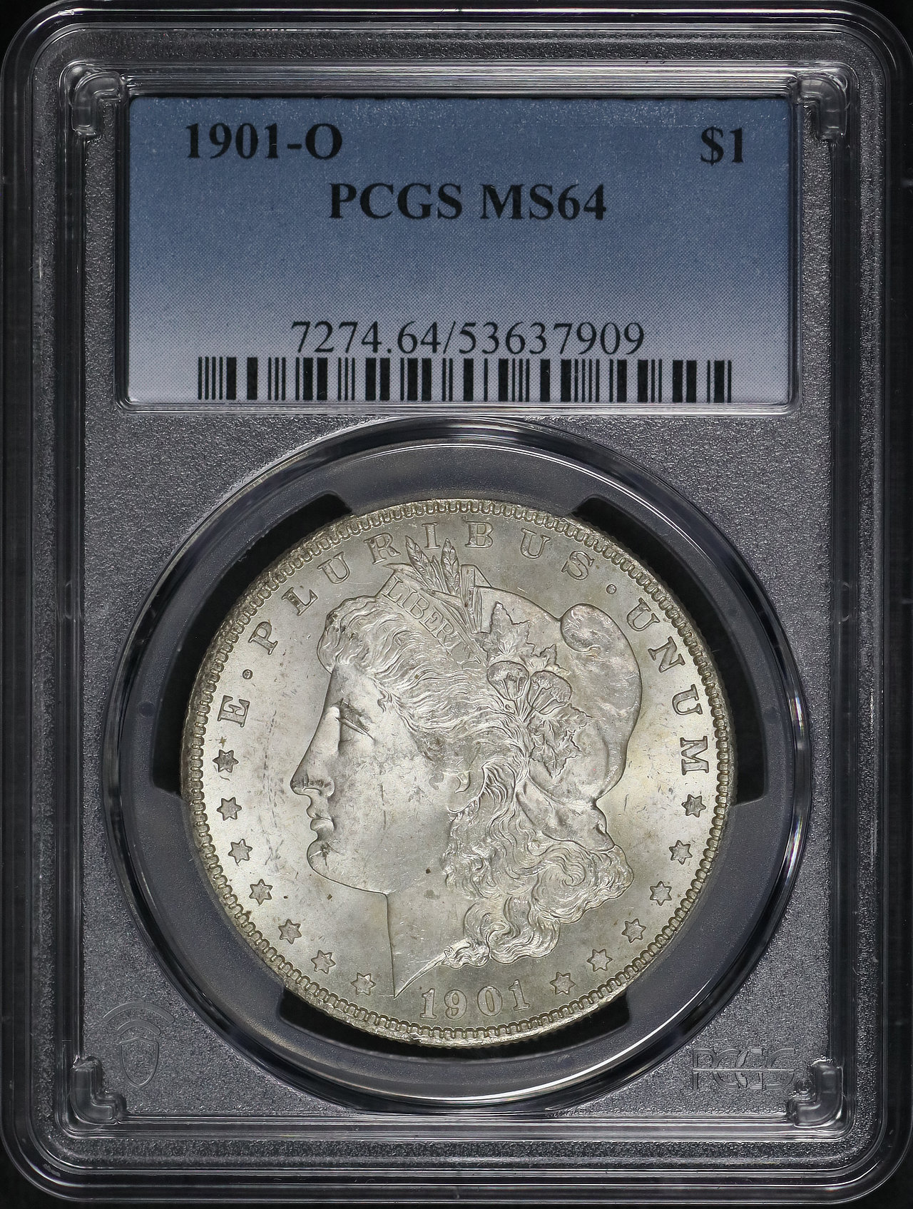 Obverse of this 1901-O Morgan Dollar PCGS MS-64