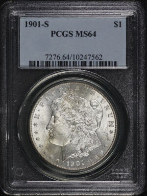 Obverse of this 1901-S Morgan Dollar PCGS MS-64