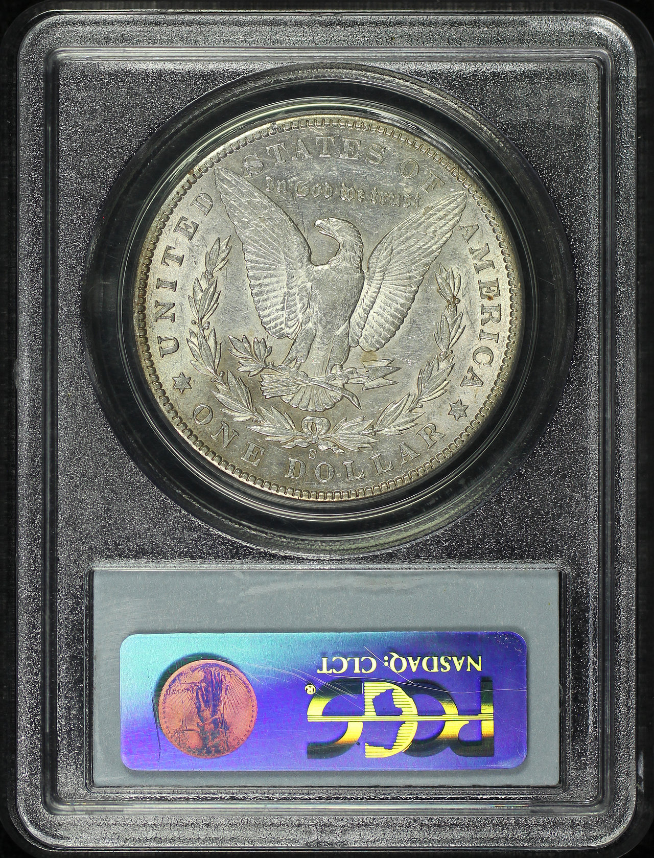 Reverse of this 1902-S Morgan Dollar PCGS AU-50