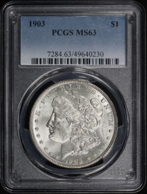 Obverse of this 1903 Morgan Dollar PCGS MS-63
