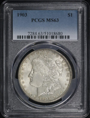 Obverse of this 1903 Morgan Dollar PCGS MS-63