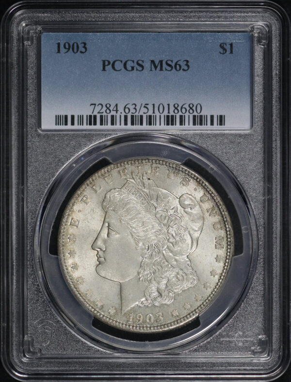 Obverse of this 1903 Morgan Dollar PCGS MS-63