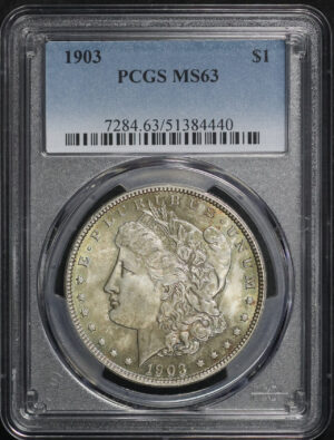 Obverse of this 1903 Morgan Dollar PCGS MS-63
