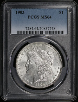 Obverse of this 1903 Morgan Dollar PCGS MS-64