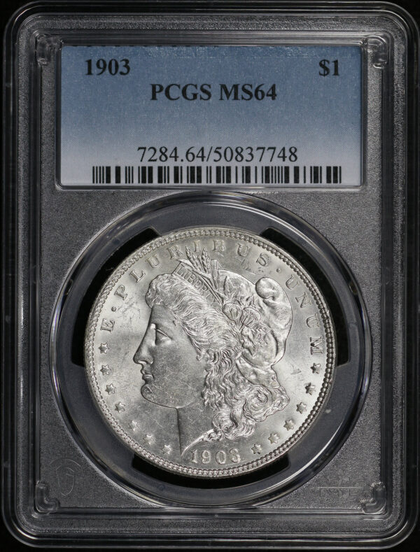 Obverse of this 1903 Morgan Dollar PCGS MS-64